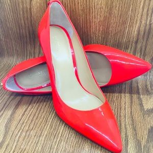 MICHAEL KORS 👠 Flex Leather Pump Red Size 9 NWOT